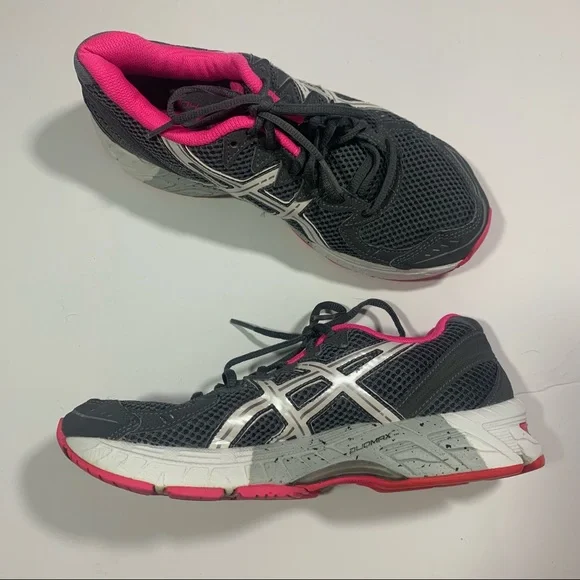 ASICS women’s 7 gray pink gel Phoenix running sneakers - Picture 3 of 9